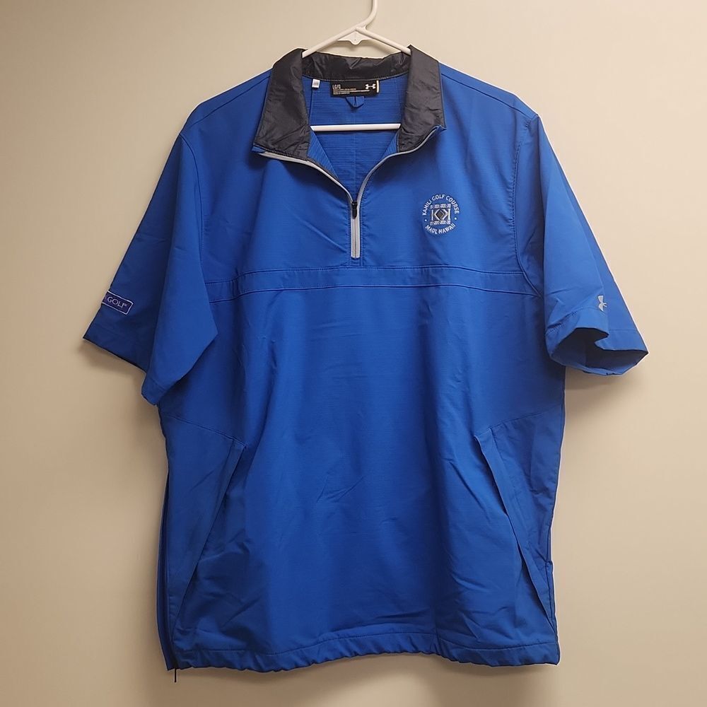 Kahili Golf Course Maui Hawaii Pull Over Jacket L